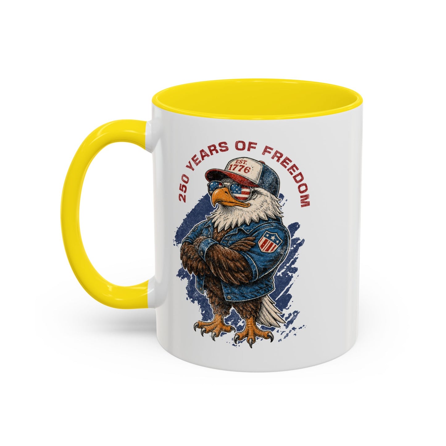Coffee Mug - 250 Years of Freedom Eagle Patriotic Accent Mug (11/15 oz)