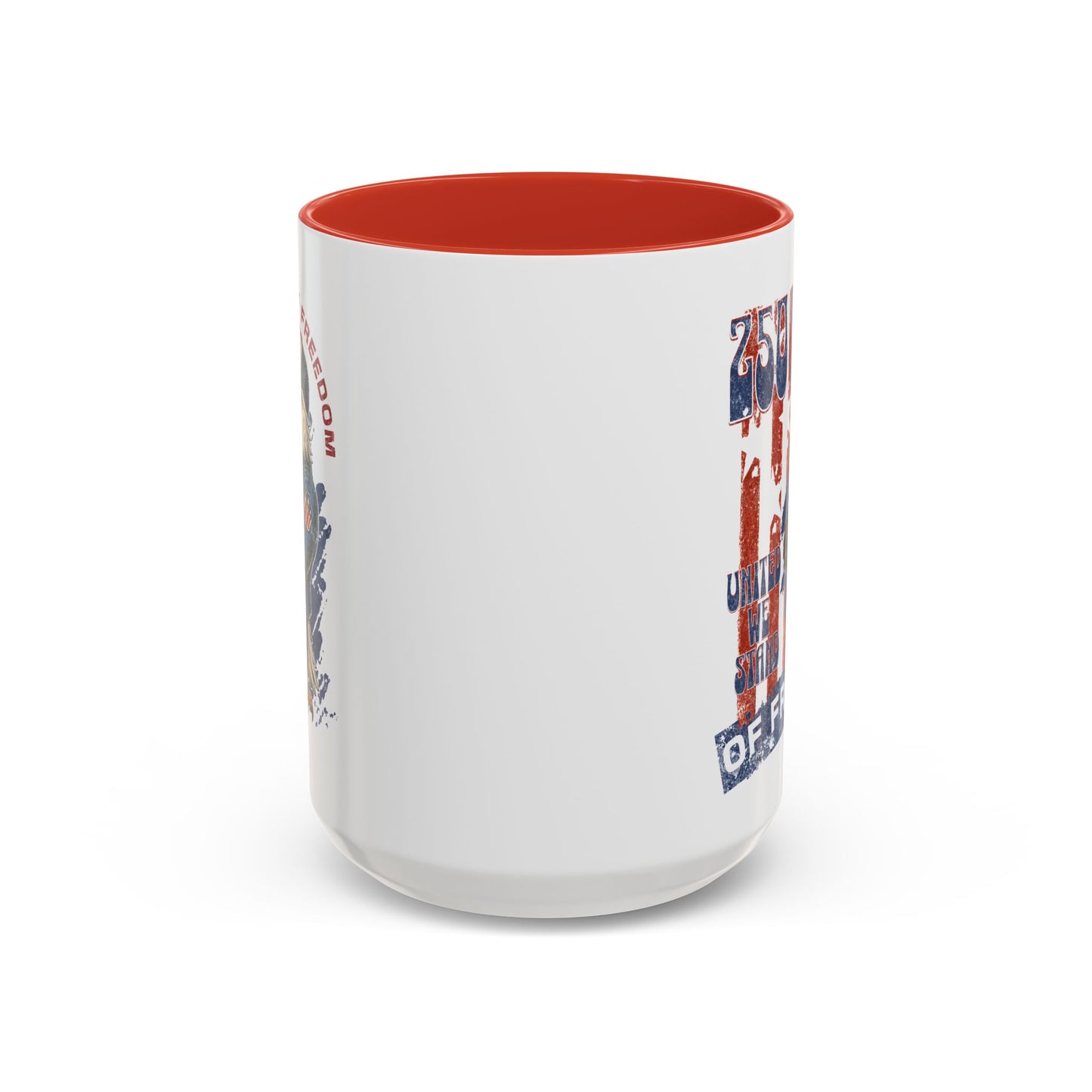Coffee Mug - 250 Years of Freedom Eagle Patriotic Accent Mug (11/15 oz)