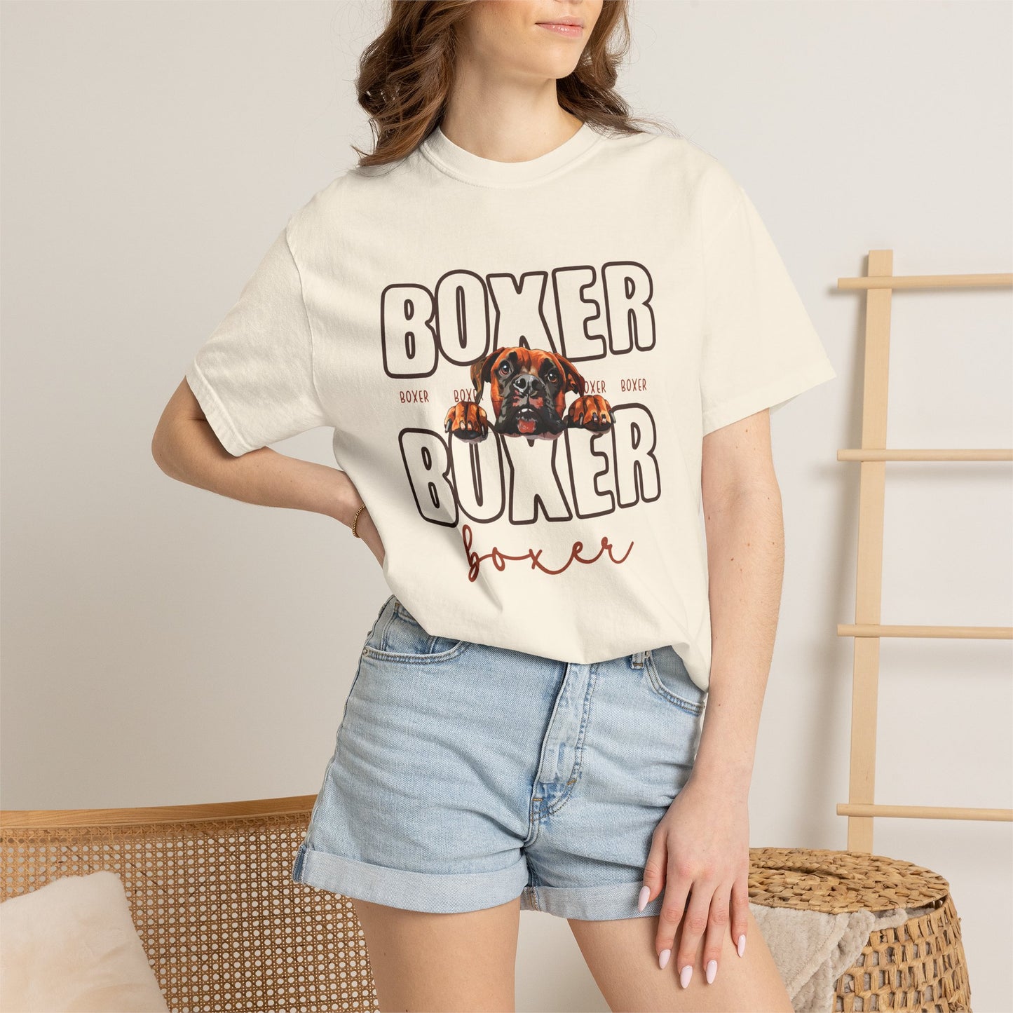 Boxer Dog T-Shirt — Cute Boxer Pup Graphic Tee