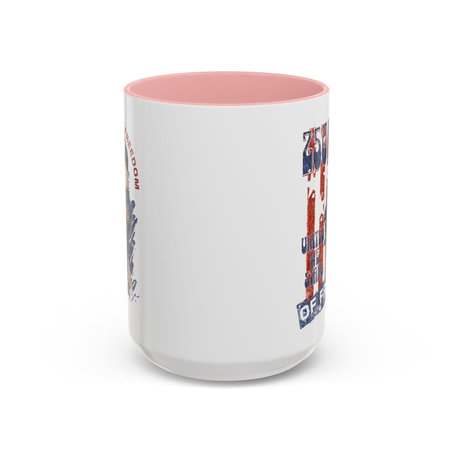 Coffee Mug - 250 Years of Freedom Eagle Patriotic Accent Mug (11/15 oz)