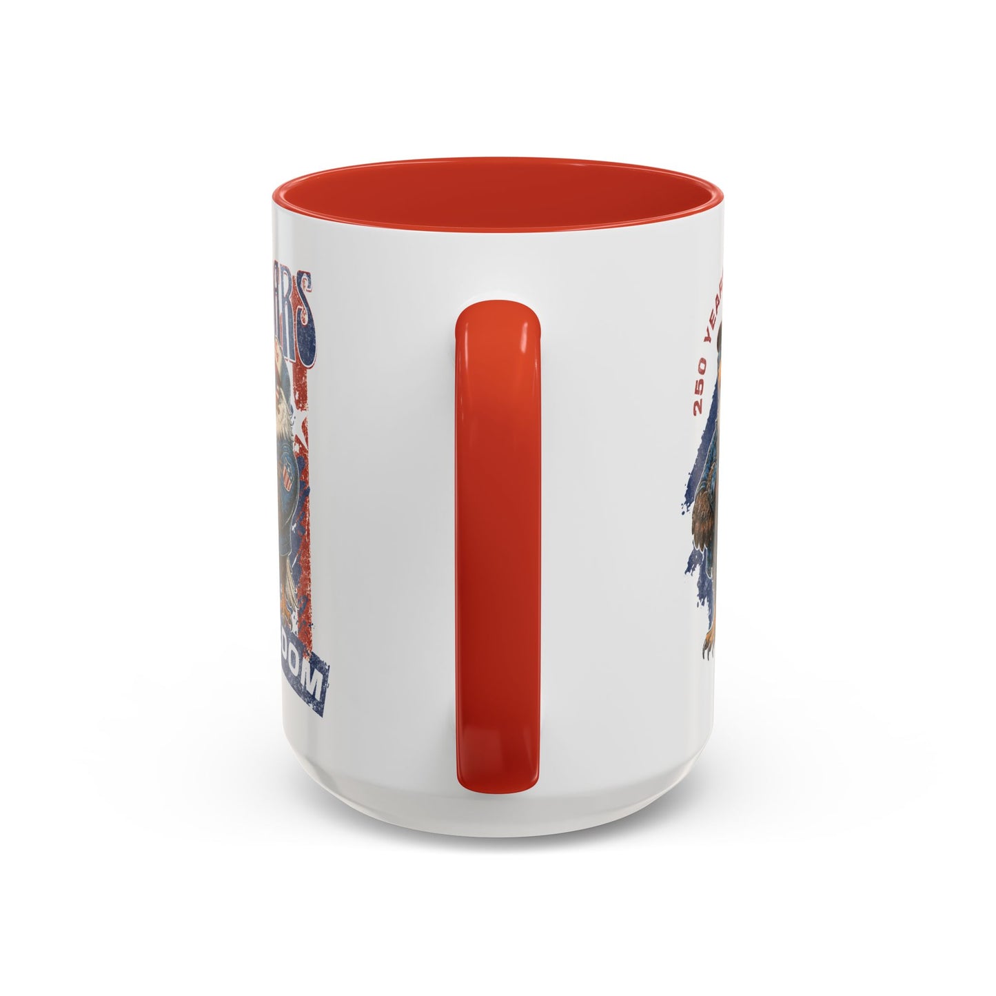 Coffee Mug - 250 Years of Freedom Eagle Patriotic Accent Mug (11/15 oz)