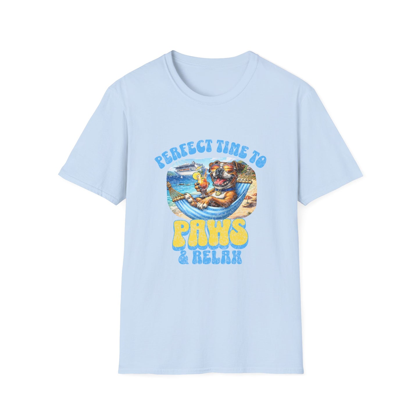 Perfect Time to Paws & Relax - Vintage Dog Beach Tee
